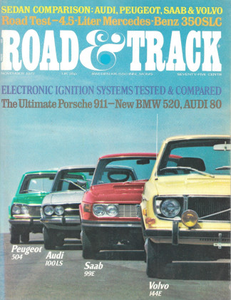 ROAD & TRACK 1972 NOV - GANLEY, UHLENHAUT, M20, BMW